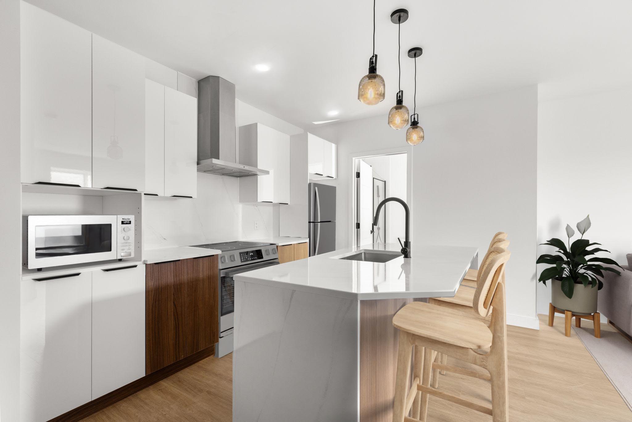 Intérieur d'appartement — rue de Rouen, Montréal